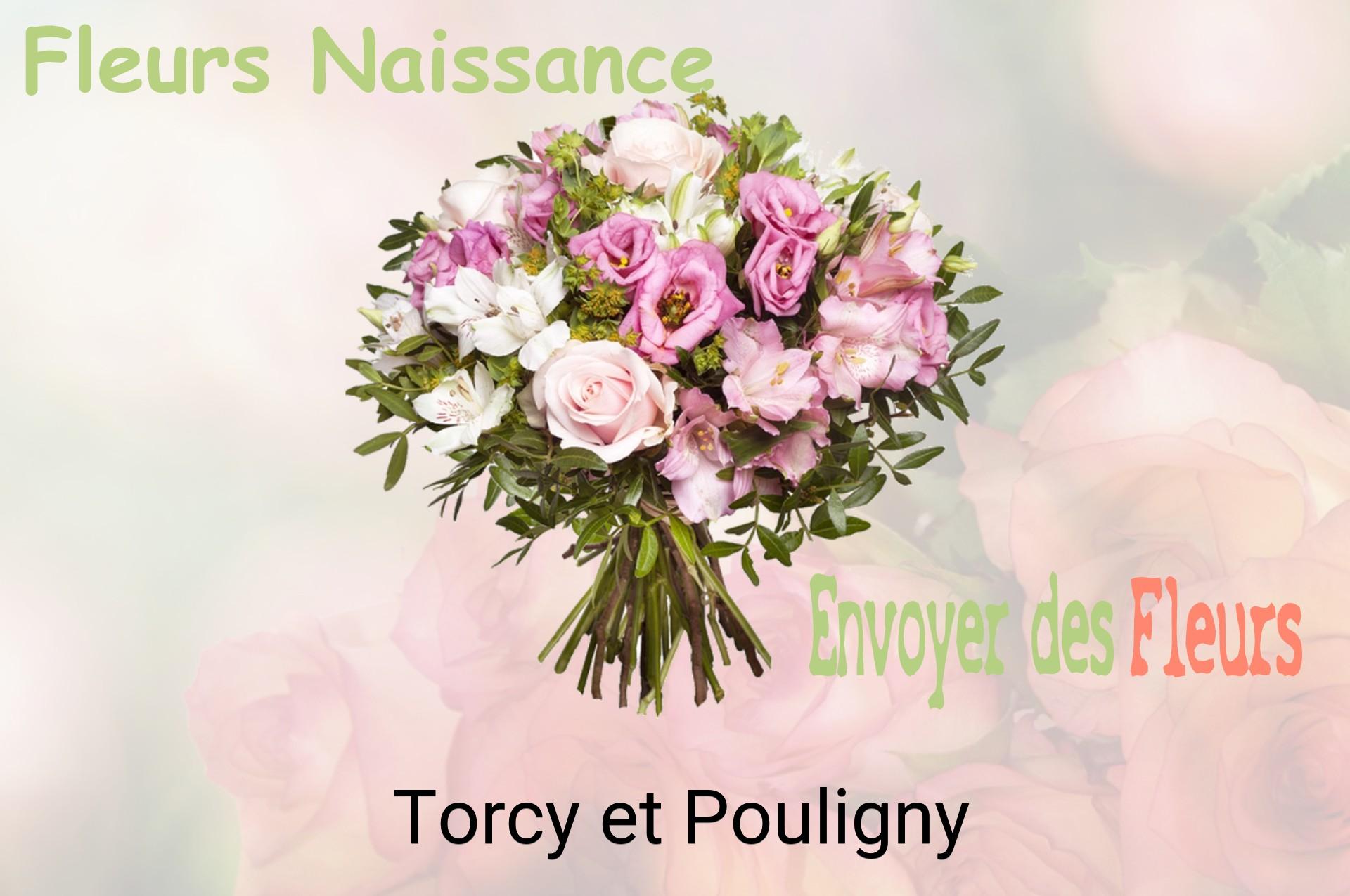 Bouquet de fleurs de naissance livré à Torcy-et-Pouligny