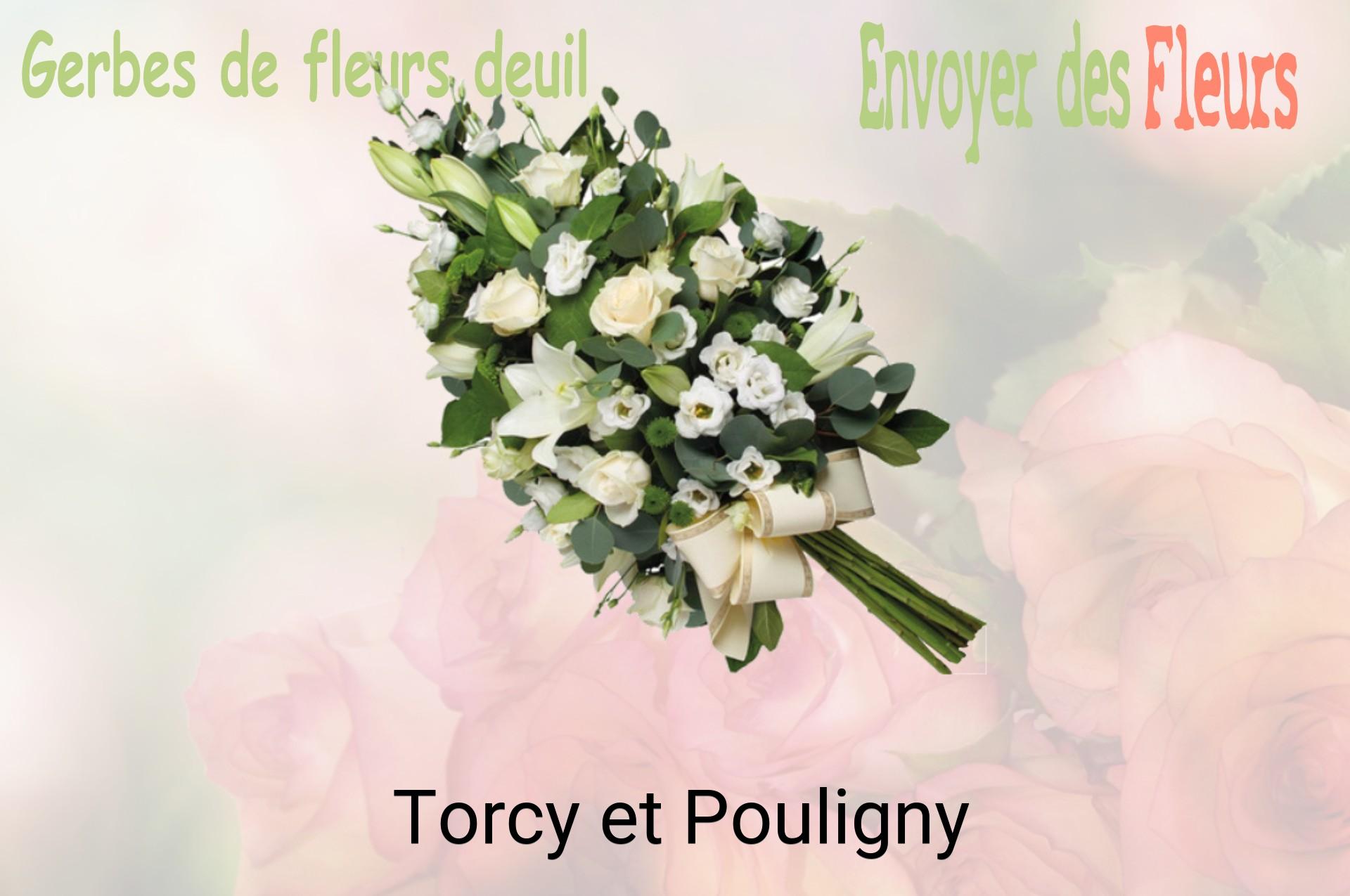 Gerbe de fleurs de deuil livrée à Torcy-et-Pouligny